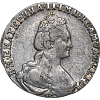 Серебряная монета Францискус 3 1778 года Орел.